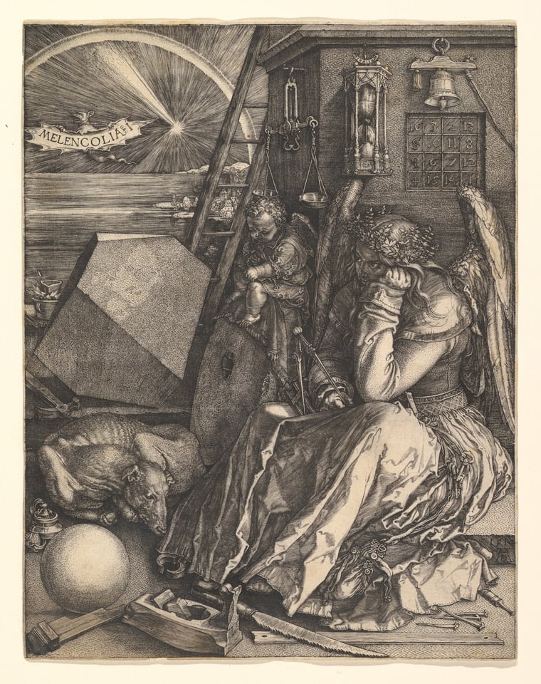 Melencolia I, by Albrecht Dürer, 1514