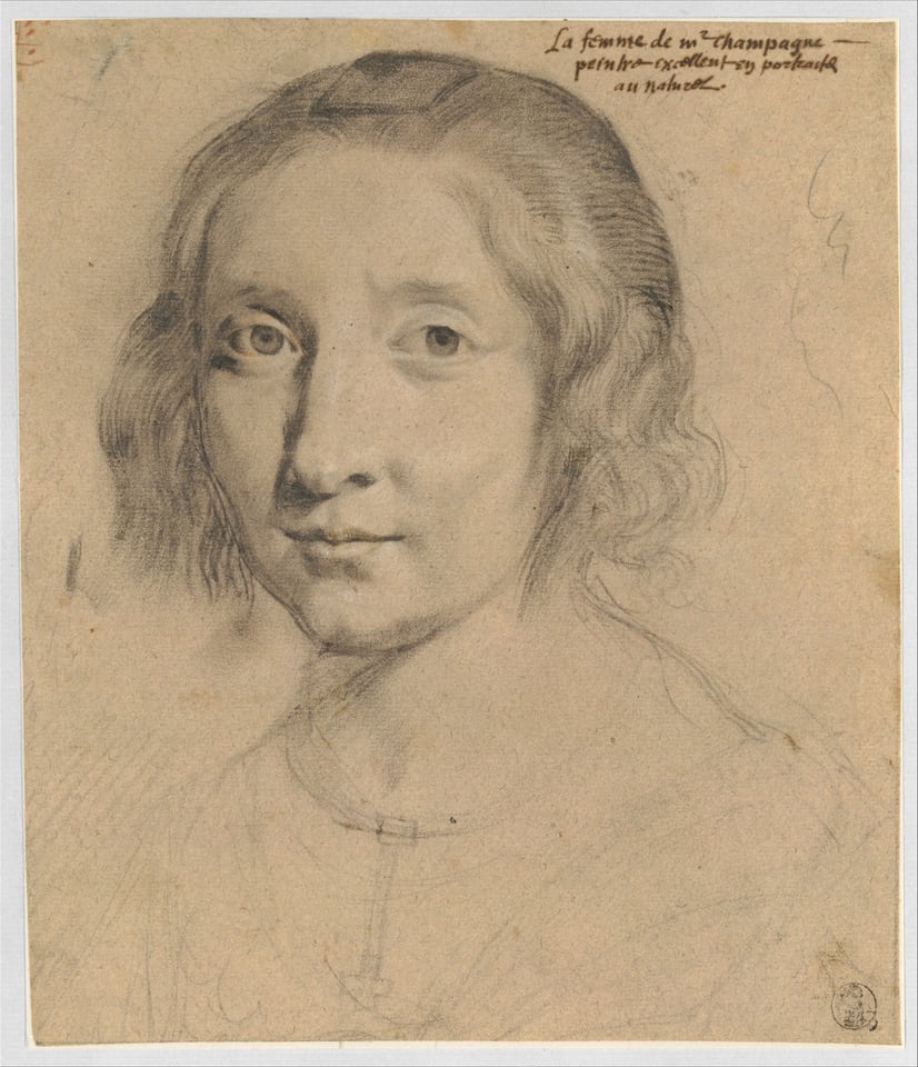 Portrait of Charlotte Duchesne, by Philippe de Champaigne, ca. 1628