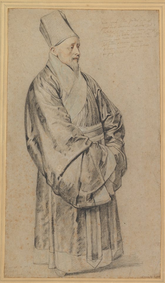 Portrait of Nicolas Trigault in Chinese Costume, by Peter Paul Rubens, 1617