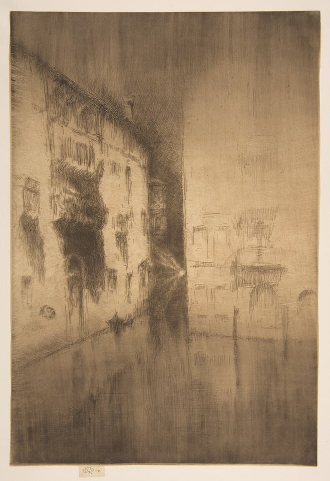 Nocturne: Palaces, by James McNeill Whistler, 1879–80