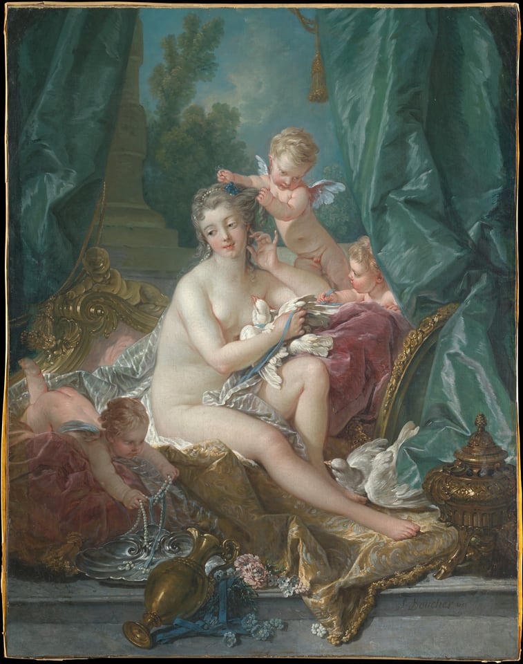 The Toilette of Venus, by François Boucher, 1751