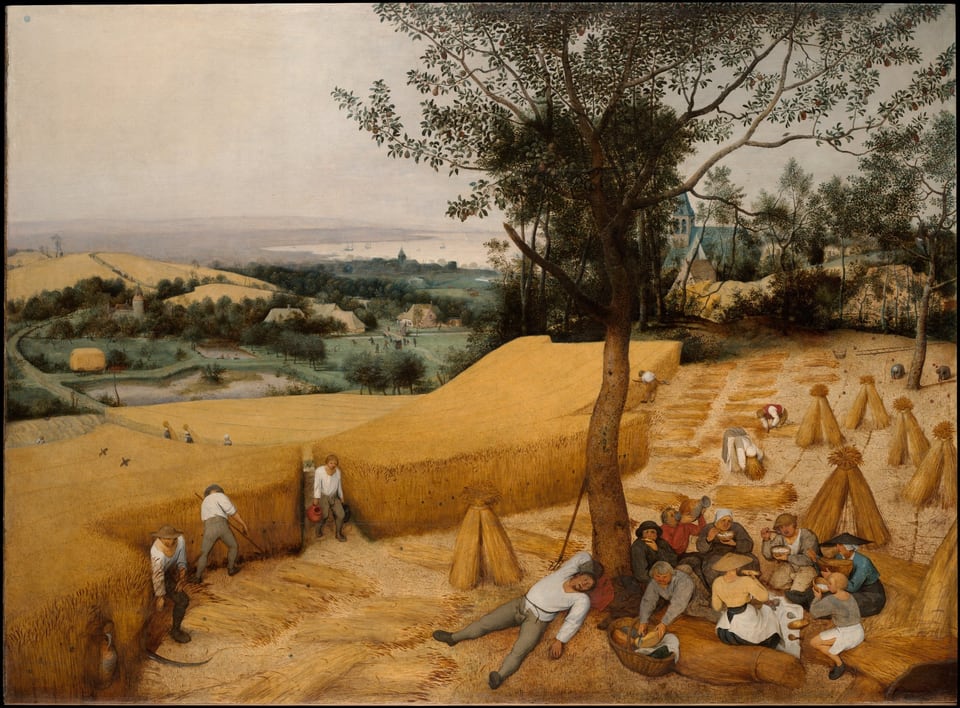 The Harvesters, by Pieter Bruegel, 1565