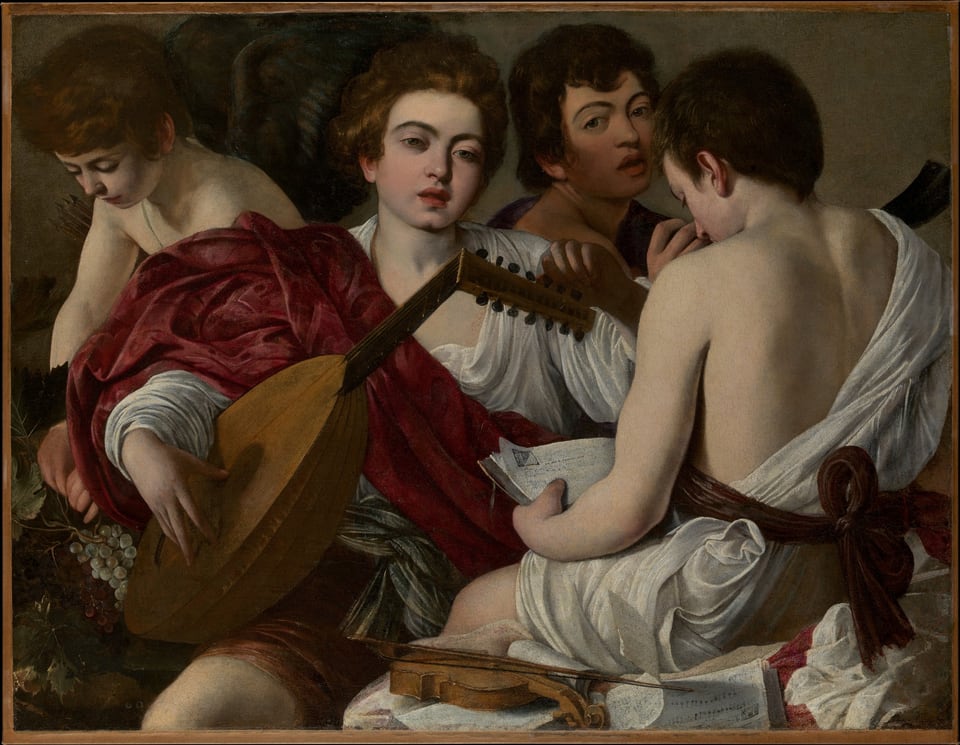 The Musicians, by Caravaggio, 1597