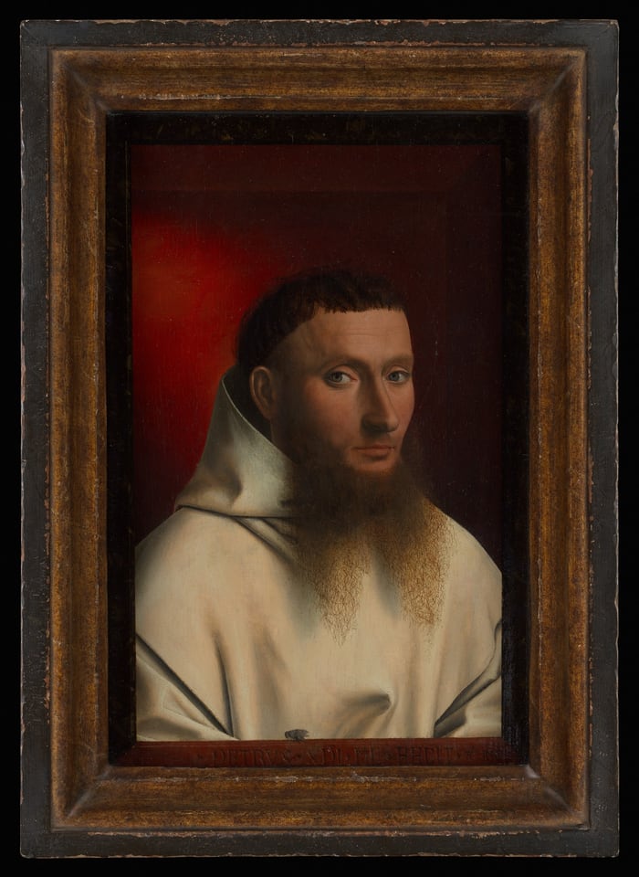 Portrait of a Carthusian, by Petrus Christus, 1446