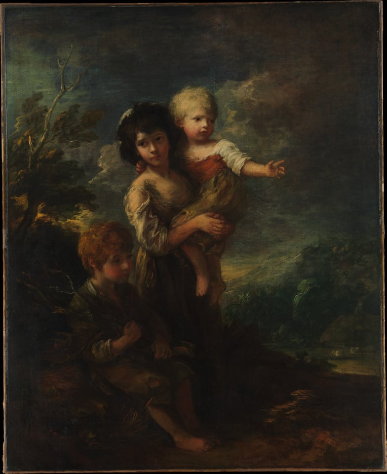 Cottage Children (The Wood Gatherers), by Thomas Gainsborough, 1787