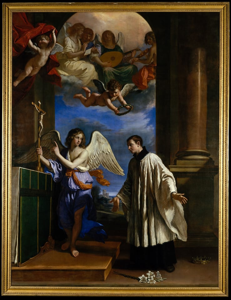 The Vocation of Saint Aloysius (Luigi) Gonzaga, by Guercino (Giovanni Francesco Barbieri), ca. 1650