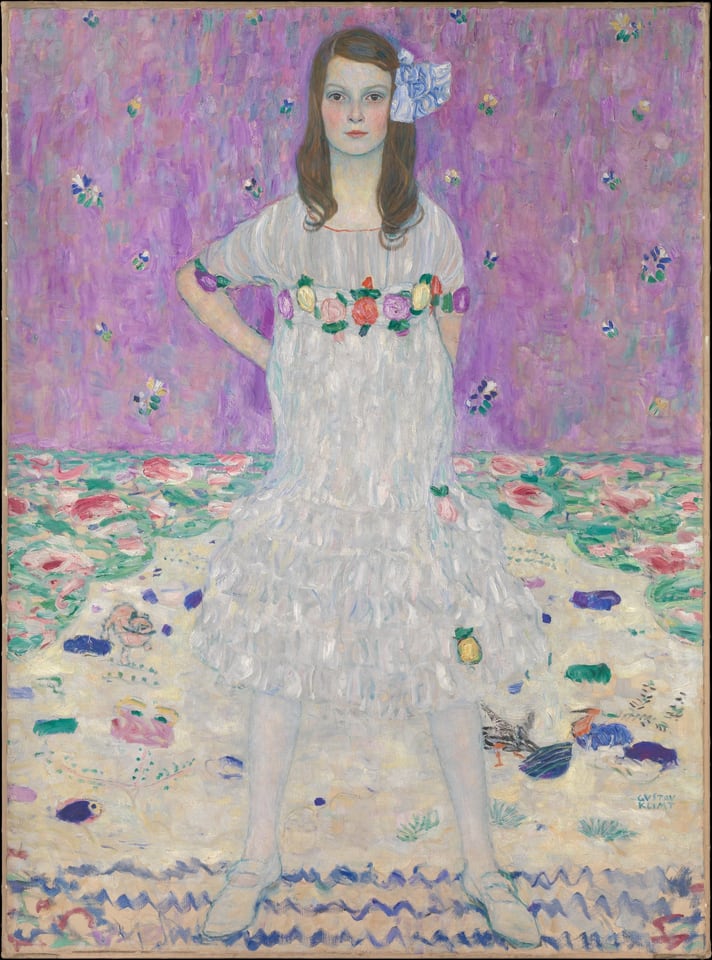 Mäda Primavesi (1903–2000), by Gustav Klimt, 1912–13