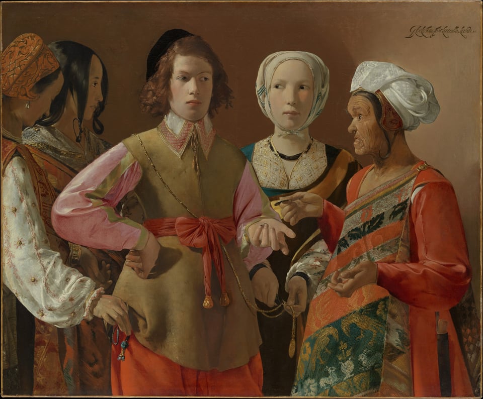 The Fortune-Teller, by Georges de La Tour, probably 1630s