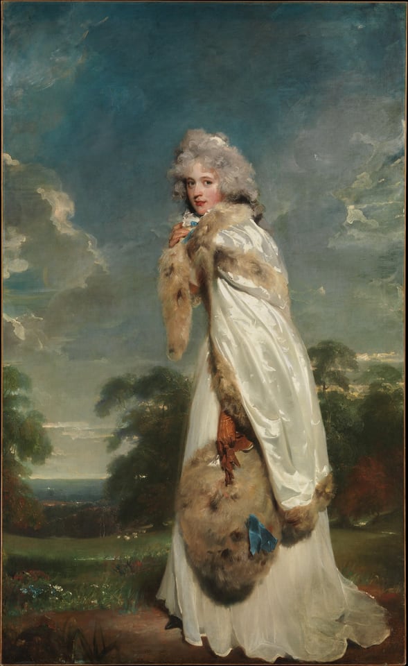 Elizabeth Farren (born about 1759, died 1829), Later Countess of Derby, by Thomas Lawrence, 1790