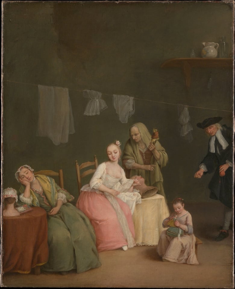 The Letter, by Pietro Longhi, 1746