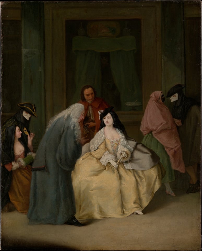 The Meeting, by Pietro Longhi, 1746