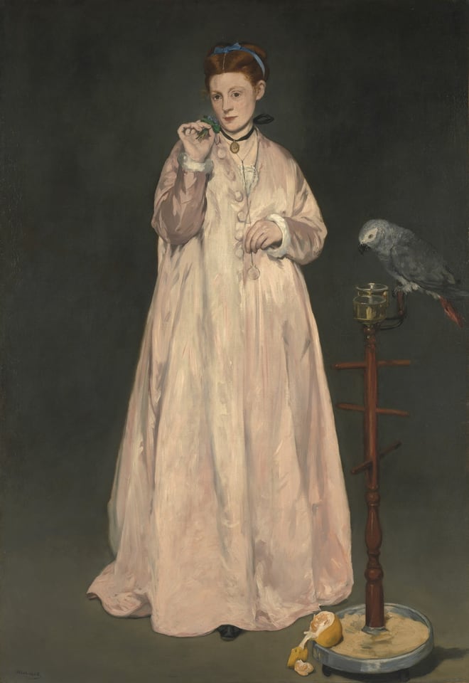 Young Lady in 1866, by Édouard Manet, 1866