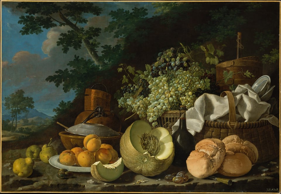 The Afternoon Meal (La Merienda), by Luis Meléndez, ca. 1772