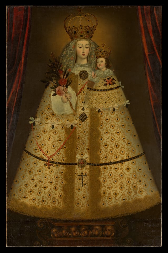 Our Lady of Guápulo, by Peruvian (Cuzco) Painter, 18th century