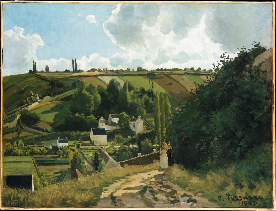 Jalais Hill, Pontoise, by Camille Pissarro, 1867