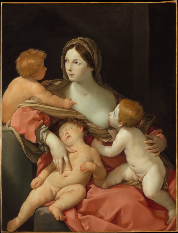 Charity, by Guido Reni, ca. 1630