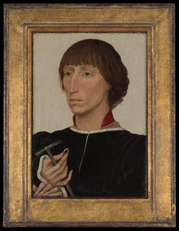 Francesco d'Este (born ca. 1429, died after 1486), by Rogier van der Weyden, ca. 1460