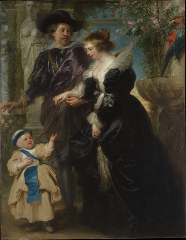 Rubens, Helena Fourment (1614–1673), and Their Son Frans (1633–1678), by Peter Paul Rubens, ca. 1635