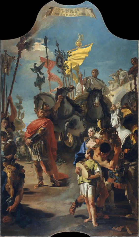 The Triumph of Marius, by Giovanni Battista Tiepolo, 1729