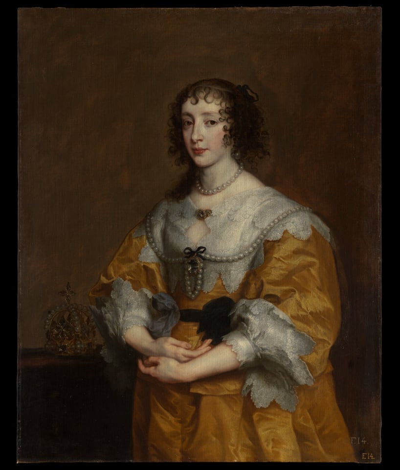 Queen Henrietta Maria, by Anthony van Dyck, 1636