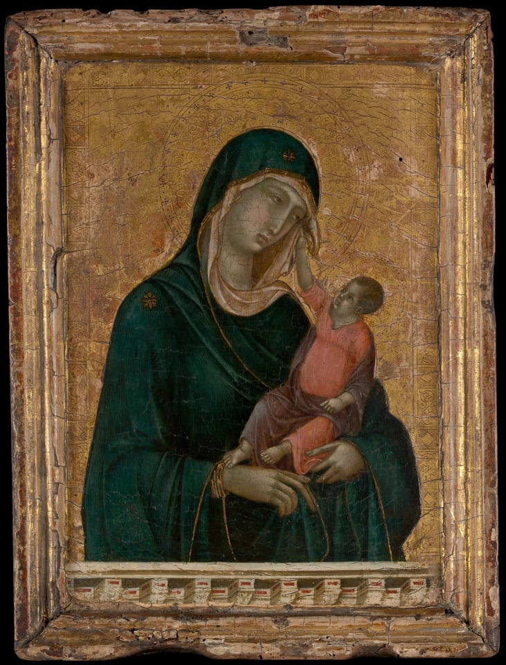 Madonna and Child, by Duccio di Buoninsegna, ca. 1290–1300