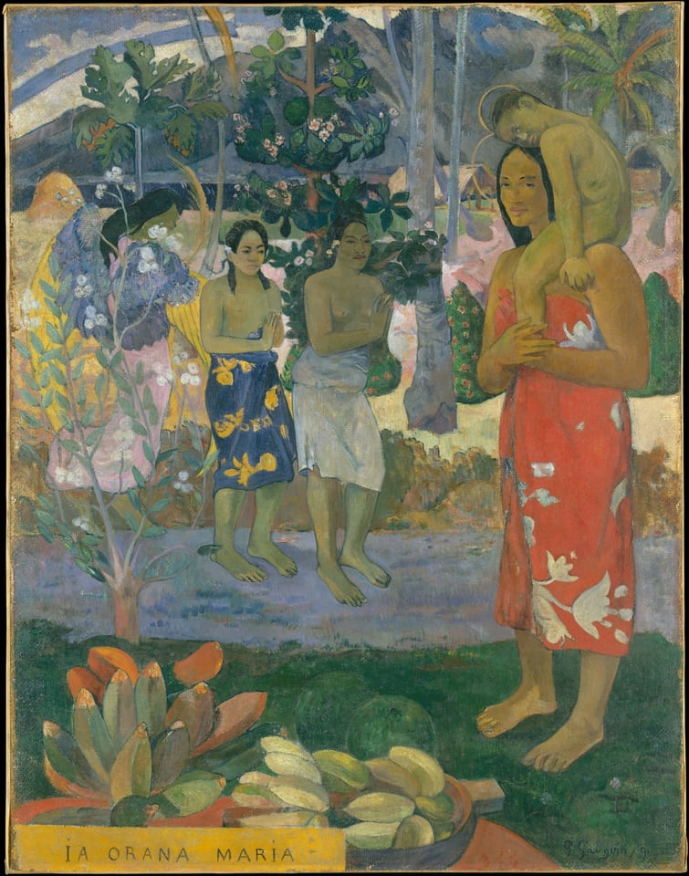 Ia Orana Maria (Hail Mary), by Paul Gauguin, 1891