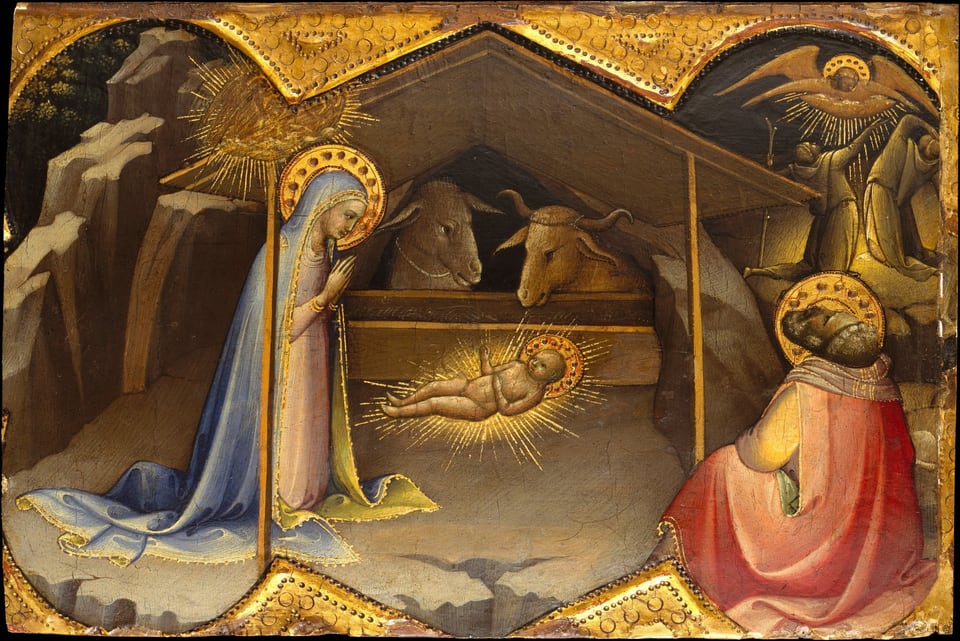 The Nativity, by Lorenzo Monaco, ca. 1406–10