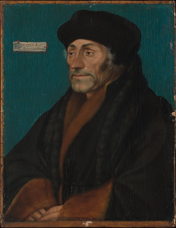 Erasmus of Rotterdam, by Hans Holbein the Younger, ca. 1532