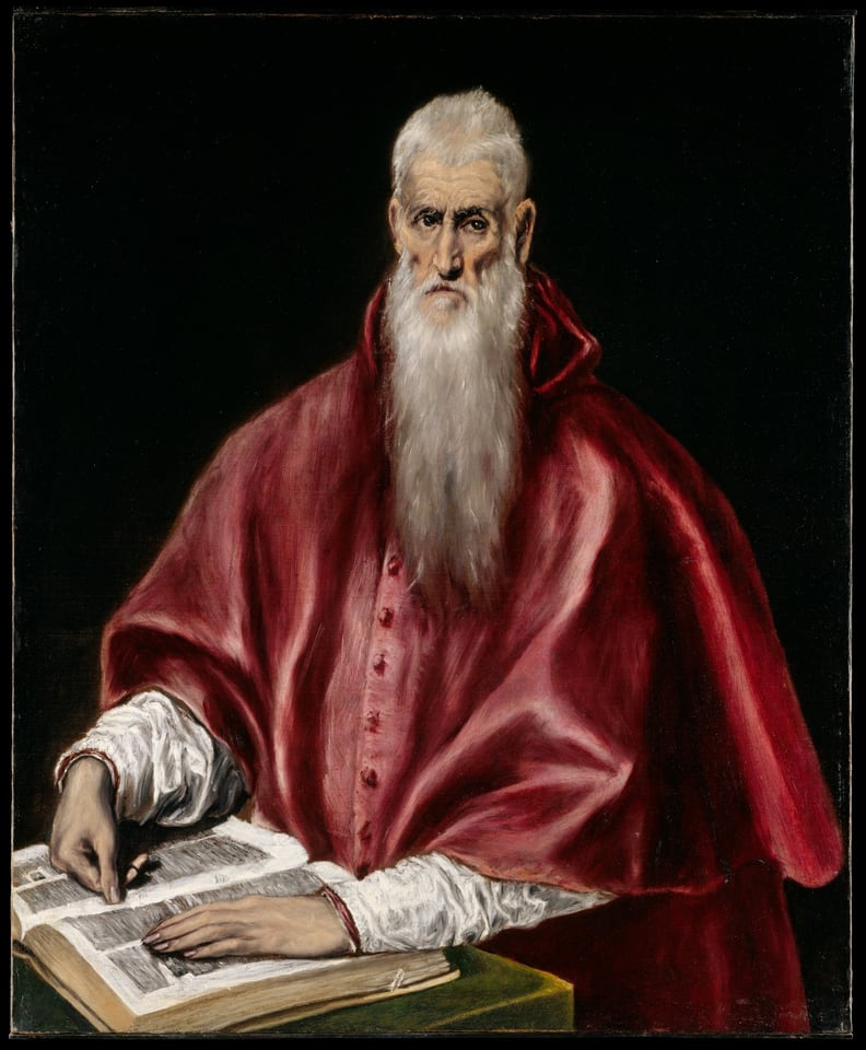 Saint Jerome as Scholar, by El Greco, ca. 1610