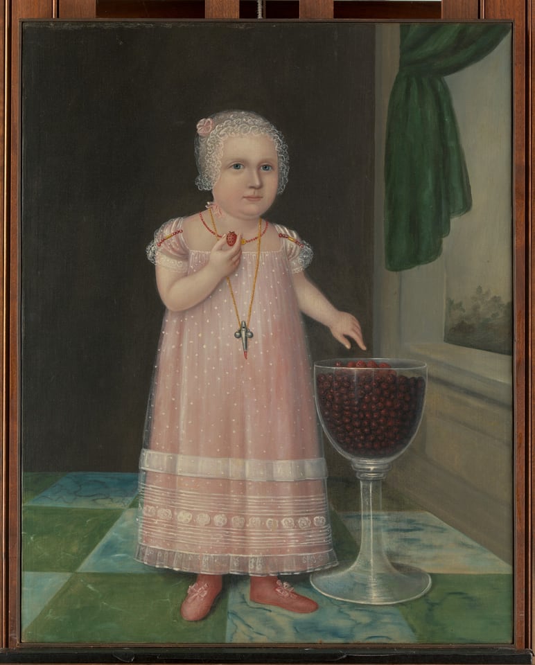 Emma Van Name, by Joshua Johnson, ca. 1805