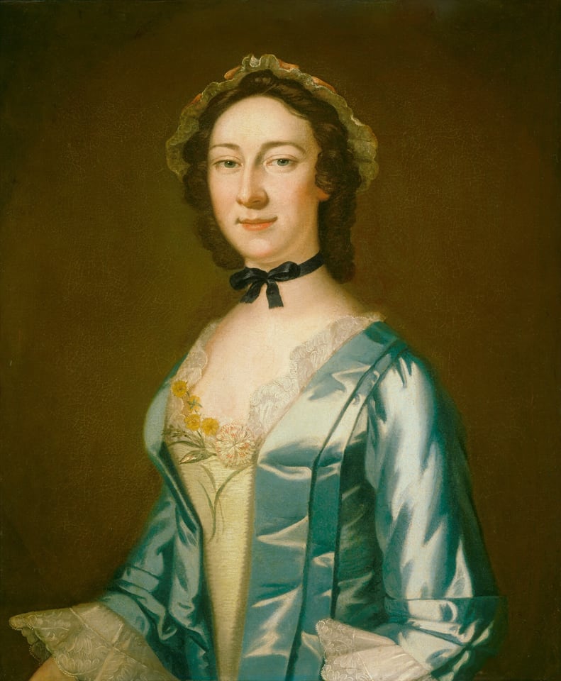 Mary Walton Morris, by John Wollaston, 1749/1752