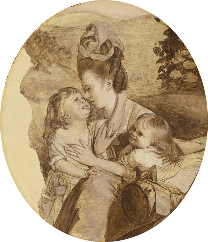 Sketch for The Copley Family, by John Singleton Copley, 1776