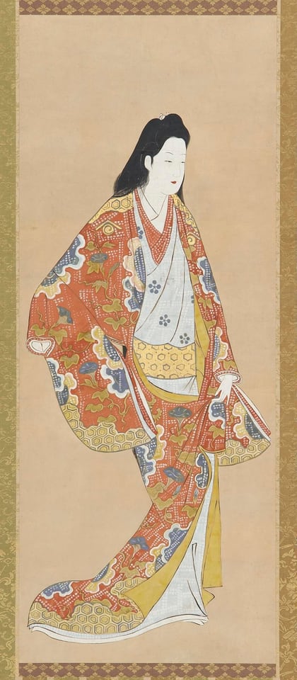 Hanging scroll (mounted on panel)