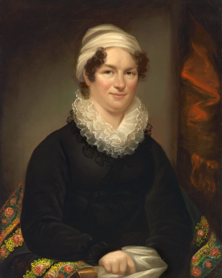 Artist: Ezra Ames, Sitter: Betsey Colt Foot, Current owner: National Portrait Gallery, Smithsonian Institution