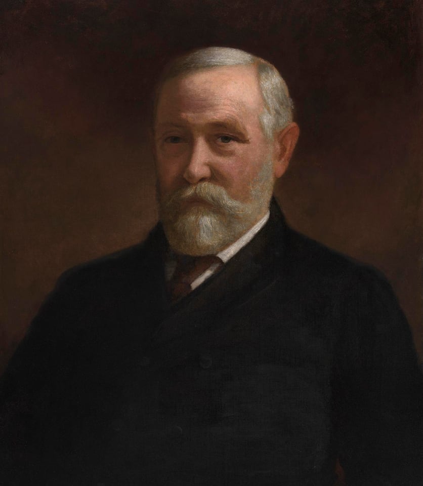 Artist: William Thomas Mathews, Sitter: Benjamin Harrison, Current owner: National Portrait Gallery, Smithsonian Institution