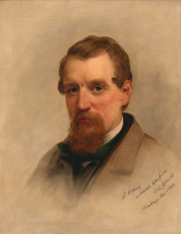 Artist: Charles Loring Elliott, Sitter: Samuel Putnam Avery, Current owner: National Portrait Gallery, Smithsonian Institution