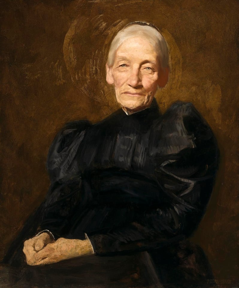 Artist: Robert Bolling Brandegee, Sitter: Sarah Porter, Current owner: National Portrait Gallery, Smithsonian Institution