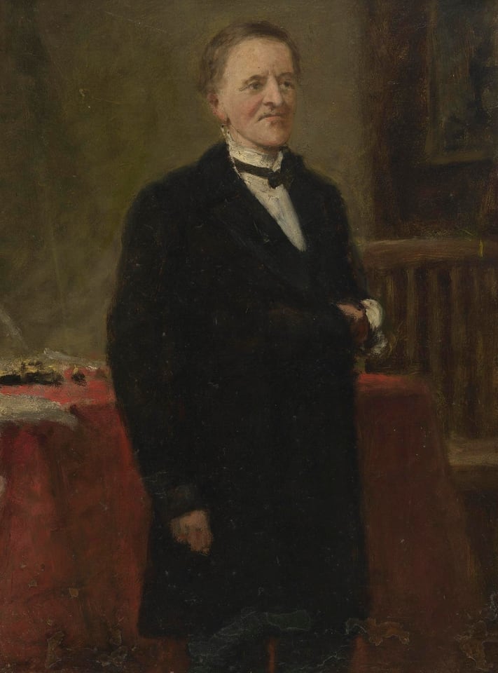 Artist: Thomas Hicks, Sitter: Samuel Jones Tilden, Current owner: National Portrait Gallery, Smithsonian Institution