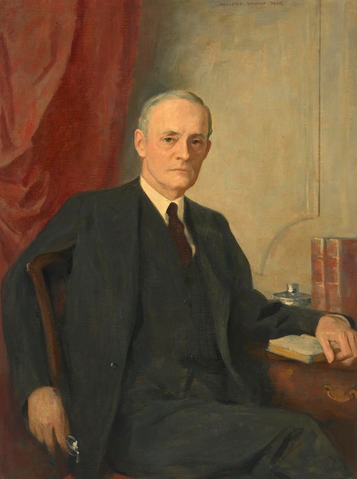 Artist: Augustus Vincent Tack, Sitter: David Edward Finley, Current owner: National Portrait Gallery, Smithsonian Institution