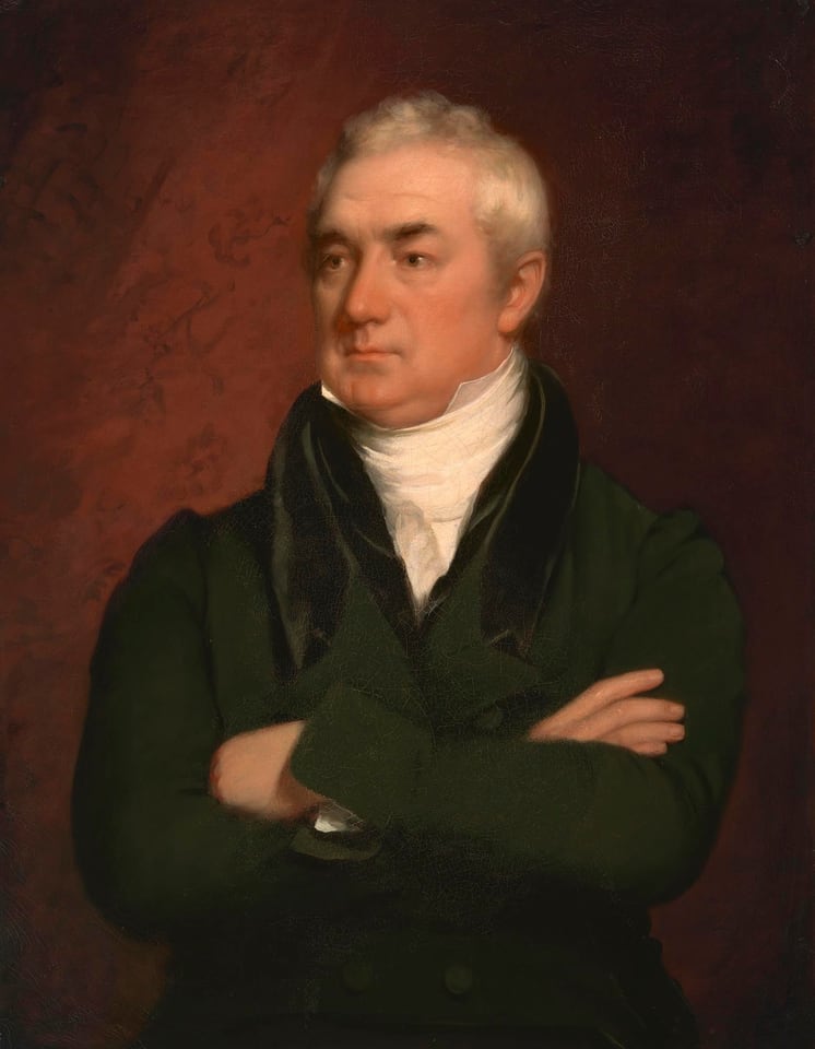 Artist: Chester Harding, Sitter: Loammi Baldwin, Jr., Current owner: National Portrait Gallery, Smithsonian Institution