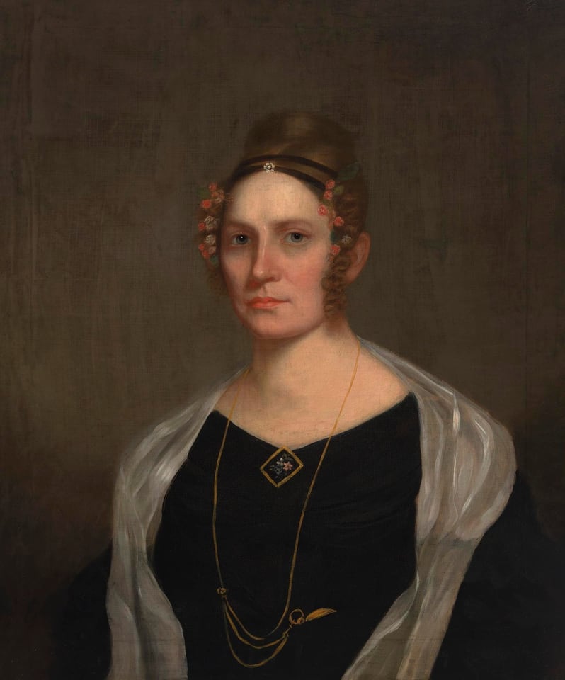 Artist: Unidentified Artist, Sitter: Abigail Powers Fillmore, Current owner: National Portrait Gallery, Smithsonian Institution