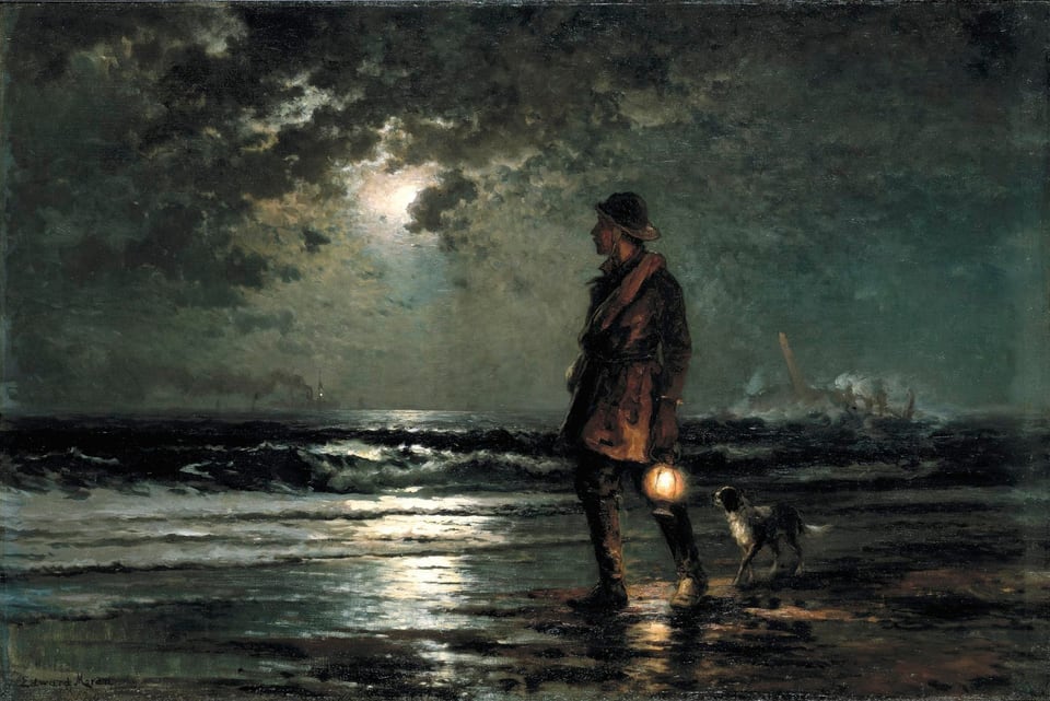 Life Saving Patrol, by Edward Moran, ca. 1893