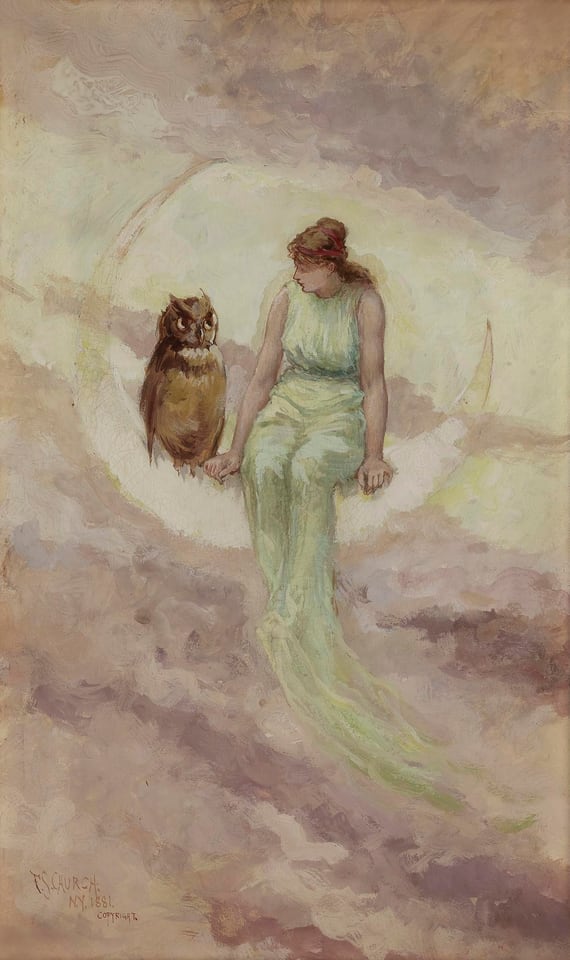 The Witch's Daughter, by Frederick Stuart Church, 1881