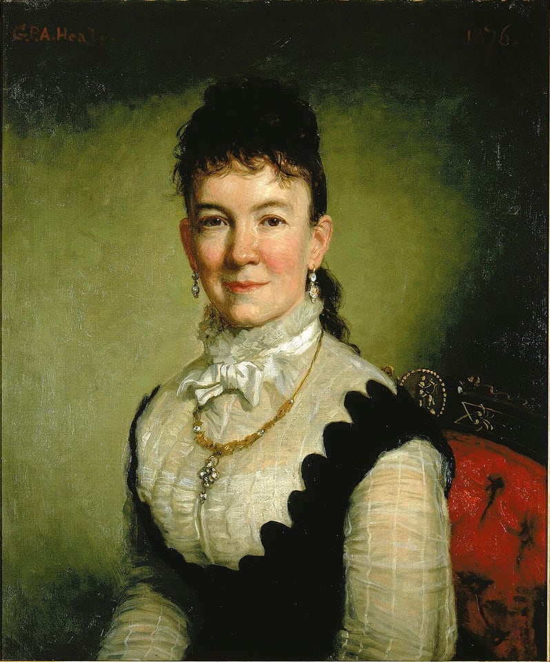 Mrs. Albert J. Myer (Catherine Walden), by George Peter Alexander Healy, 1876
