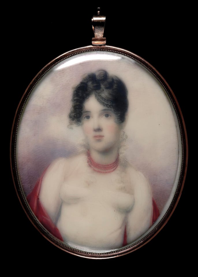 Mrs. George Washington Rodgers (Ann Perry), by Anson Dickinson, ca. 1815