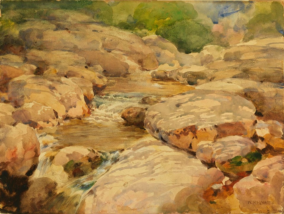 The Placid Potomac, by William Henry Holmes, n.d.