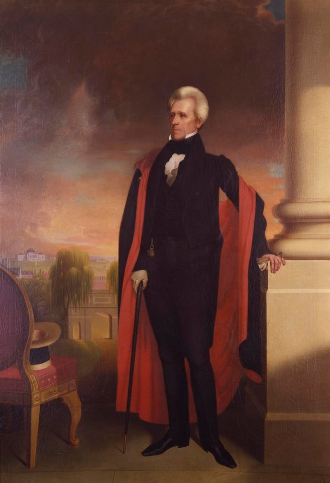 Andrew Jackson, by Ralph Eleaser Whiteside Earl, 1836-1837