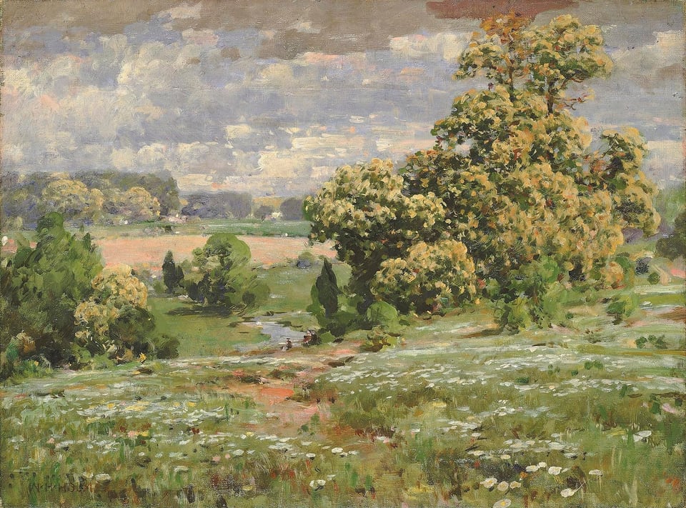 Chestnut Trees in Bloom, by William Henry Holmes, n.d.