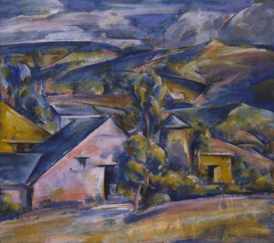 The Hills, by Preston Dickinson, ca. 1919