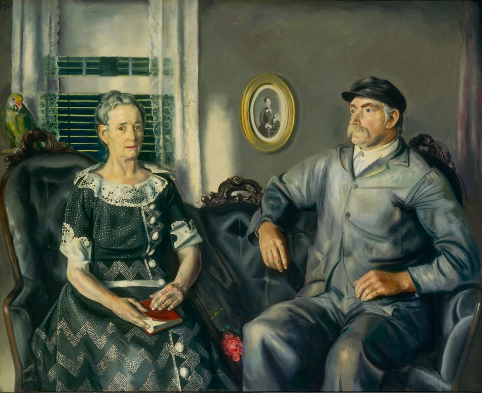 Mr. and Mrs. Phillip Wase, by George Bellows, 1924